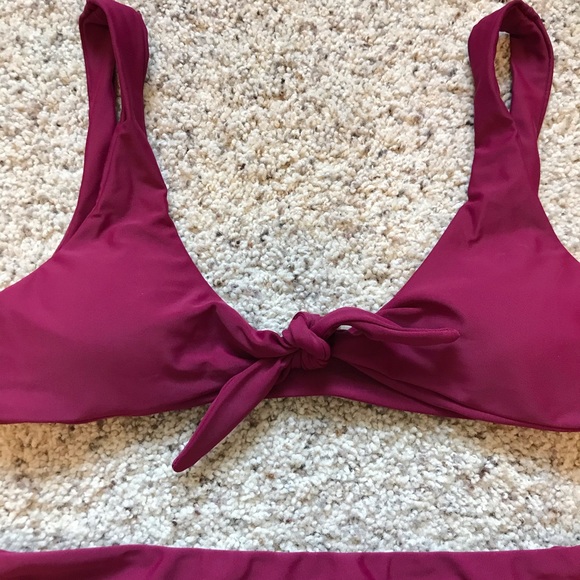 Front Tie High Waisted Bikini - Picture 3 of 3